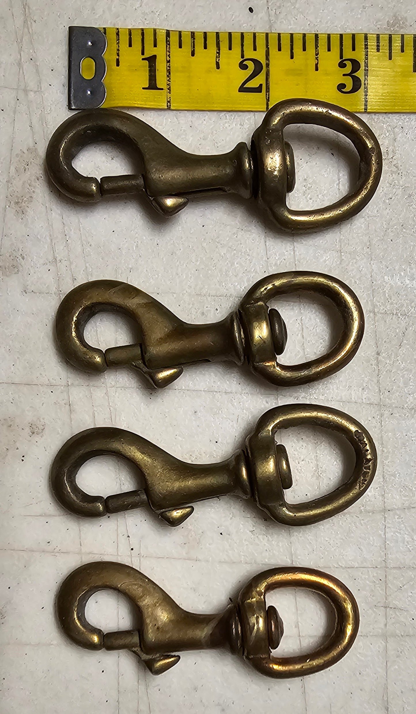 Brass Trigger Snap w/ Swivel End Winfield Farm &